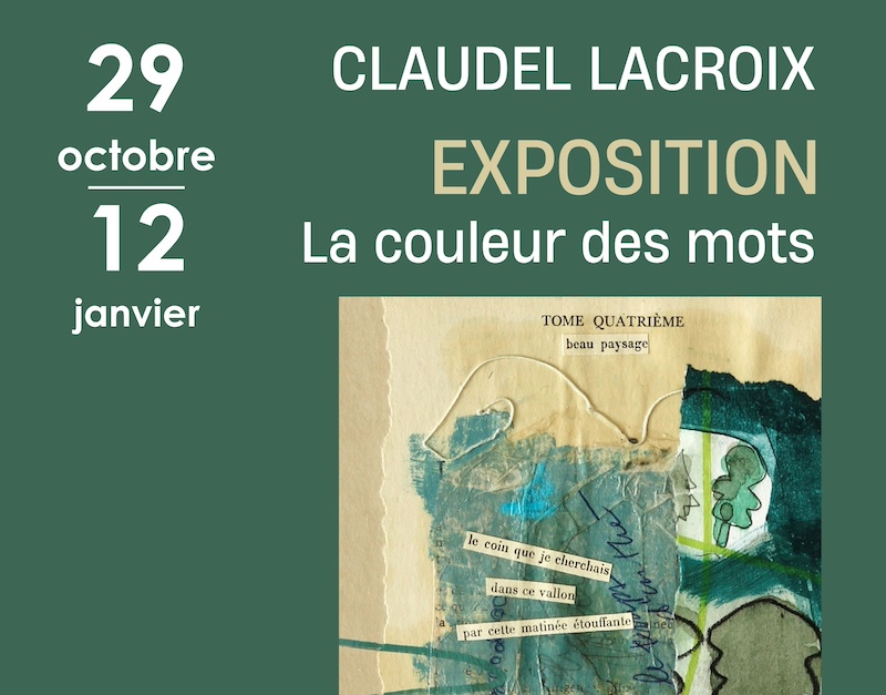 Expo solo : La couleur des mots